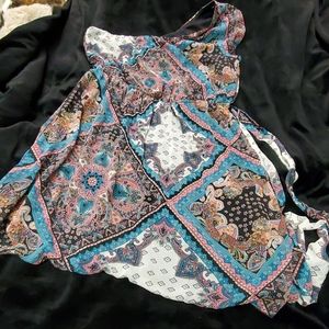 One shoulder mini dress